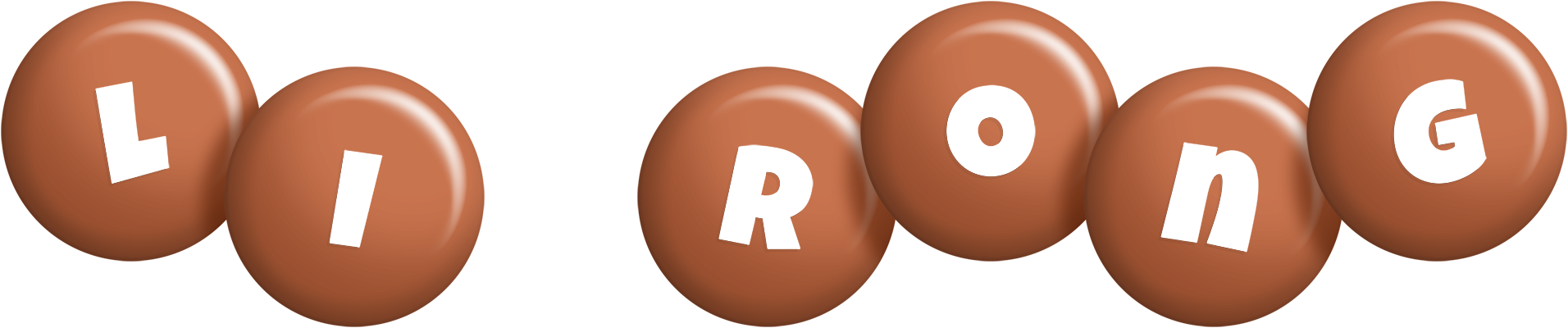 Li Rong candy-brown logo